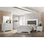 Lit à panneau tapissier Brune avec lumières DEL. Lit plateforme, lits-781165337-781165338