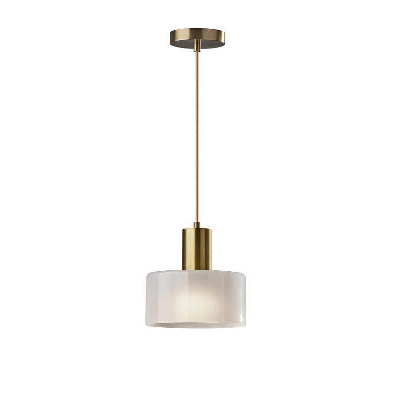 Luminaire suspendu tambour 1 lumière Rothchild