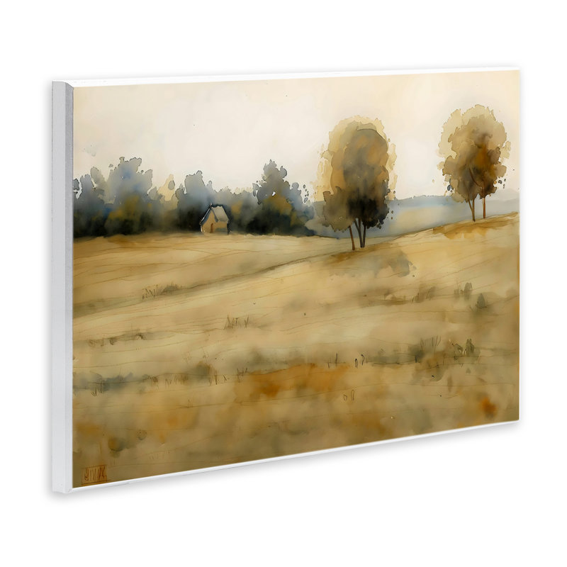 Plaque murale paysage de solitude, design par LSR Creative Studio, H 10 po x l 15 po