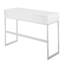 Console en métal blanc et bois blanc par Lumisource-1578134287
