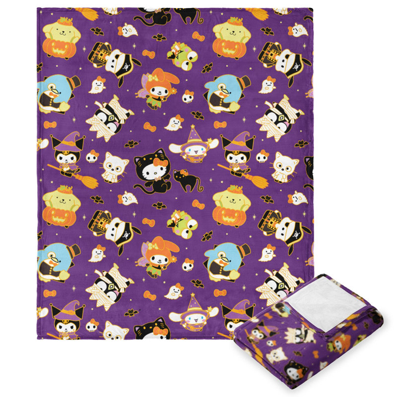 Machine Printed Throw Blanket