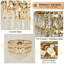  4-Light Round Pendant Ceiling Light with K9 Crystal Drops