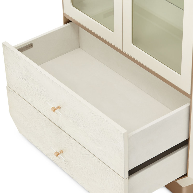 La Rachelle Lighted Curio Cabinet
