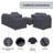 Alturas Patio Conversation Sets Group Seating Outdoor Furniture Covers