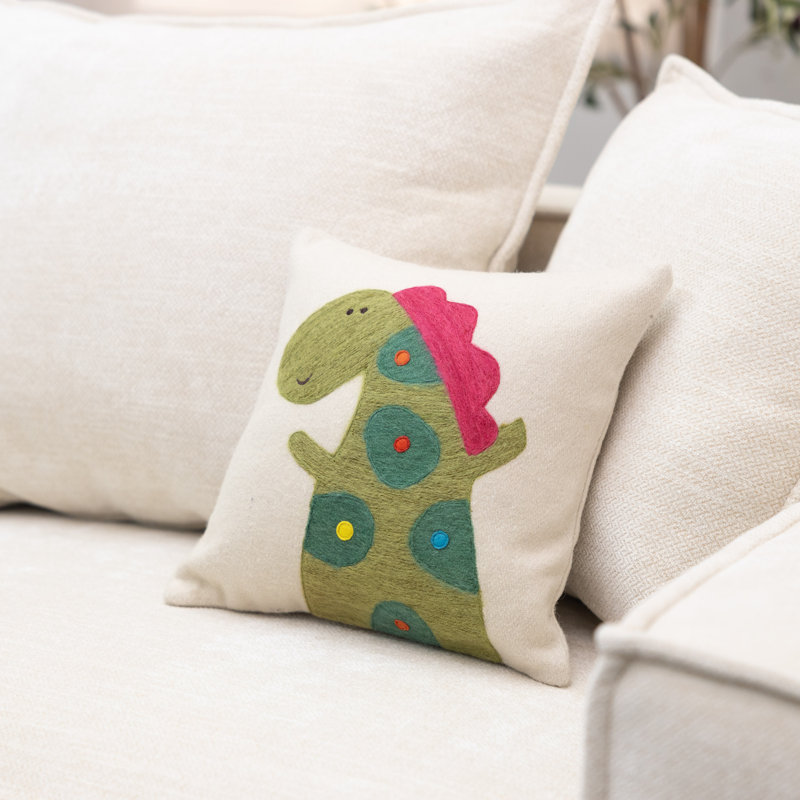 Wool Square Pillow Cover & Insert