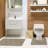 Gorete Polypropylene Non-Slip Bath Rug Set-264881322