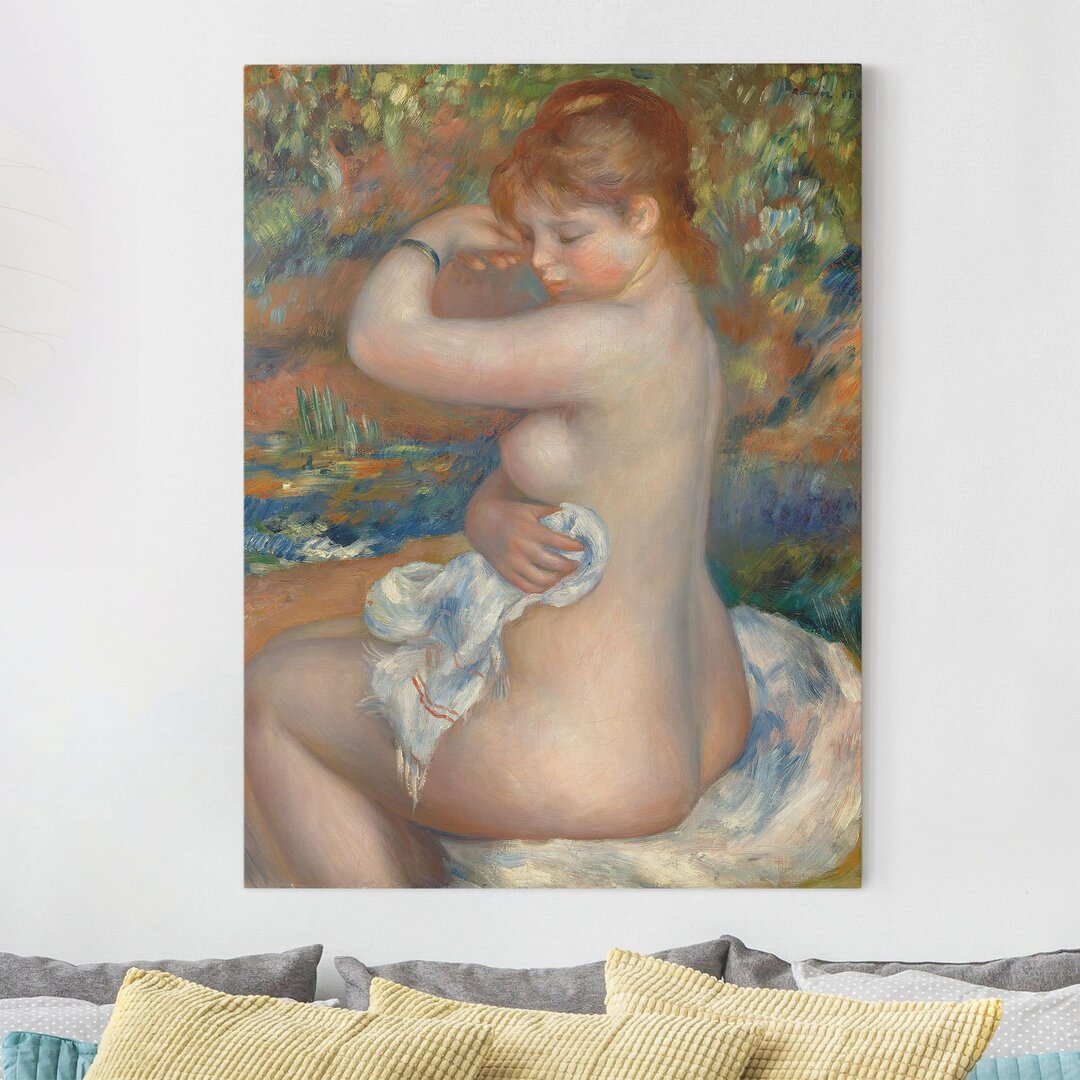 Leinwandbild Badende von Pierre-Auguste Renoir