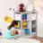 Corner Cabinet, Cubby Toy Storage Organizer, Bookshelf Unit with Baskets-548578732