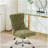 Modern Chenille Upholstered Tufted Button Home Office Chair, Adjustable Desk Chair Swivel Office Chair-780471329