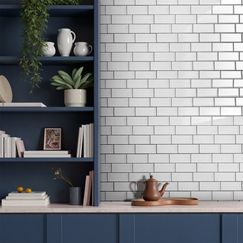 29.4cmx 21.4cm Wallpaper Tile, White