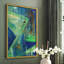 «Geometric in Cool VII», reproduction encadrée - bois massif-2045170657-2045170659