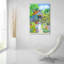 «Garden Shed» par Geraldine Aikman, art mural en verre acrylique épique, 24 po x 36 po-64029296