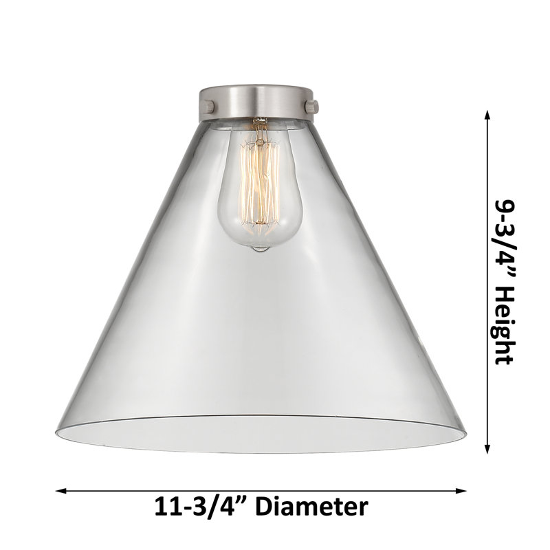 Hardman 1 - Light Single Pendant, Smoked, Black Antique Brass, 16" H x 12" W x 12" D
