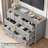 54" Wide 7-Drawer Dresser with Lacquer Finish & Metal Knobs, Modern Wood Chest for Bedroom, Entryway, Hallway-261423938