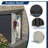 4 ft. W x 8 ft. D Metal Lean-to Storage Shed Foundation Kit Included-98676786