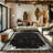 Monaco Series Abrstract Black/Gray/Ivory/Beige Area Rug-279073959