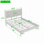 Lit plateforme en bois avec lattes et tête de lit-1191252997-1191252998