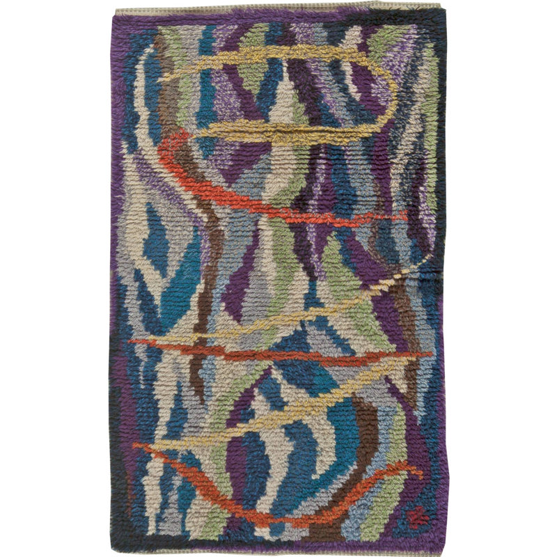 Vintage One-of-a-Kind Rectangle 2'5" X 4'4" Area Rug