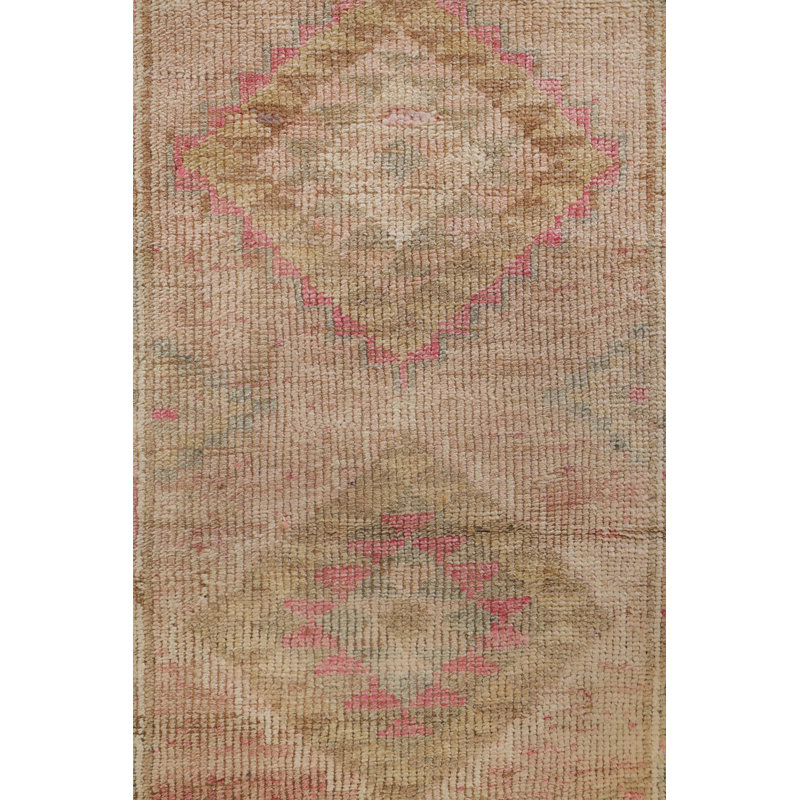 Vintage Turkish Village Rugs One-of-a-Kind Runner 2'4" X 10'9" Area Rug