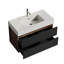 Buffet de salle de bain en noyer de 36 po Grace