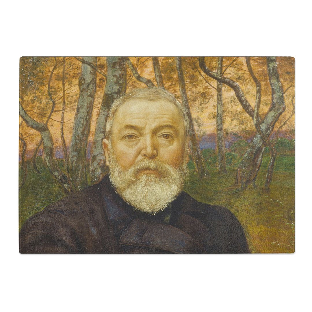 Self-Portrait in a Birch Grove by Hans Thoma Chopping Board