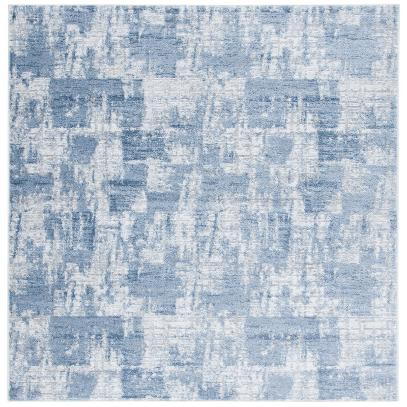 Joziah 700 Performance Abstract Rug, 5'-3" X 5'-3" Square