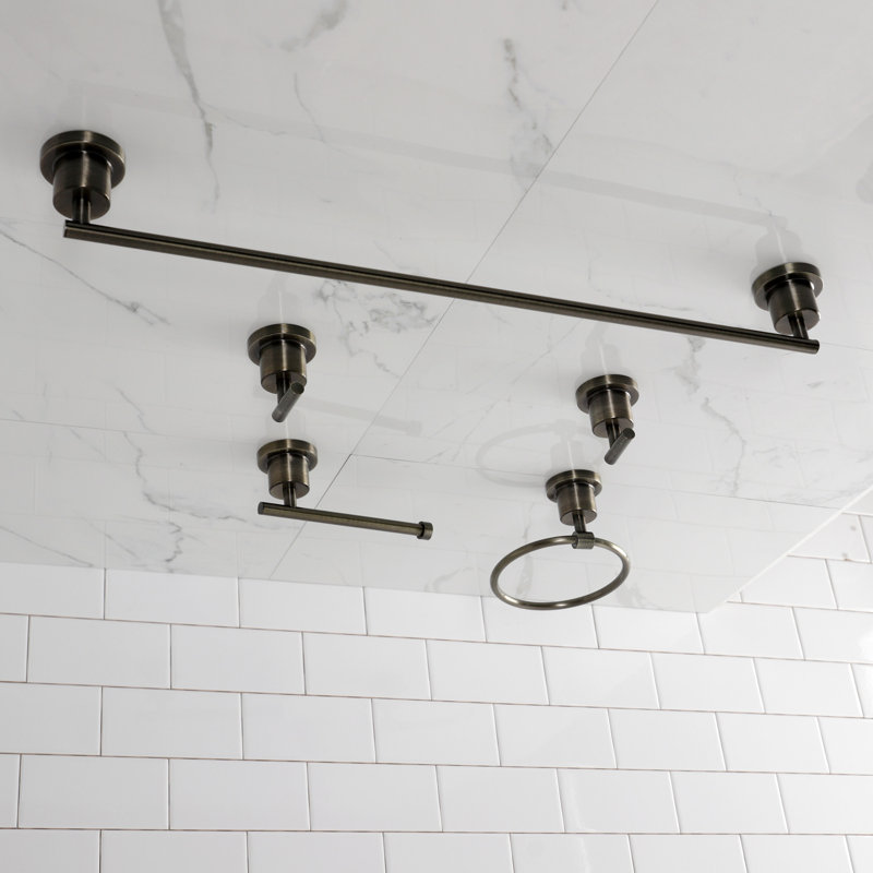 Kingston Brass Concord 5-Piece Bathroom Hardware Set, Antique Brass