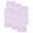Ensemble de 6 serviettes pour lit de plage en coton turc Alize-1906771808