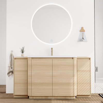 Tiearra Bathroom Vanity with Ceramic Top