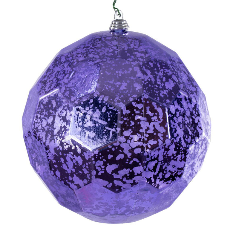Vickerman 6" Honeycomb Mercury Ornament. It includes 2 pieces per bag., Lavender