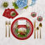 Sous-verres ronds en cuir vegan anglais-119015122