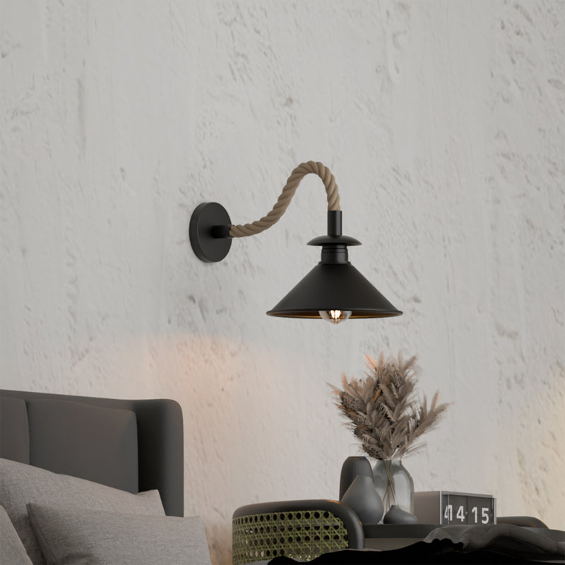 Mairead Wall Sconce, Yes, Black