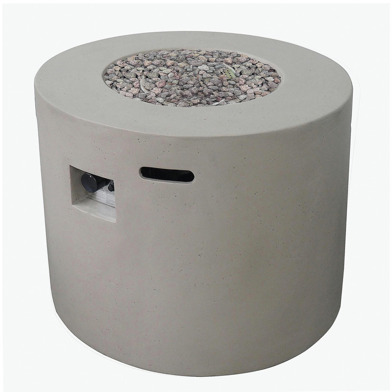 31-inch Round Pit - 40,000 Btu, Light Gray