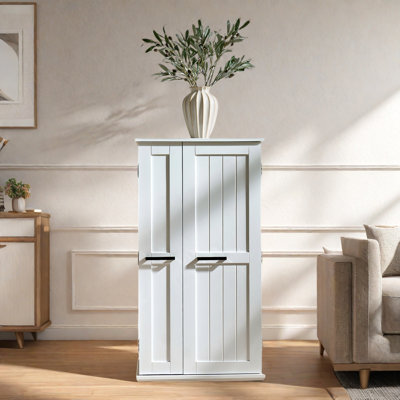 Garde-manger avec portes, grand rangement et tablettes réglables