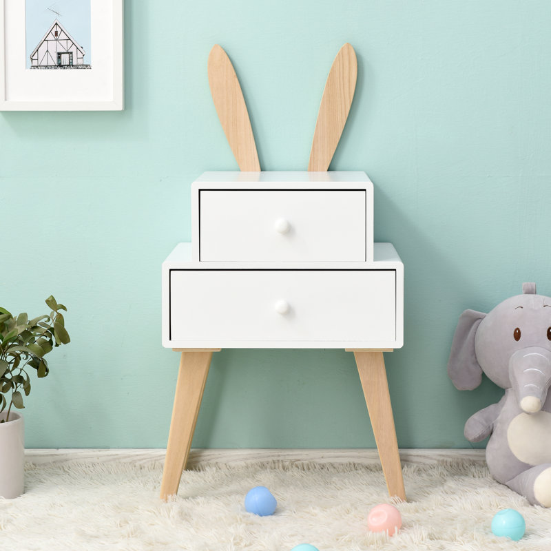 Rogue 2 Drawer Nightstand