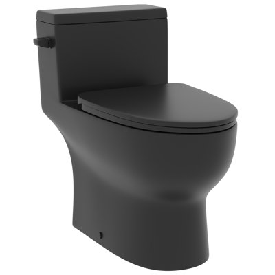 Concord 1.28GPF Water Efficiency Elongated One-Piece Toilet with 12"" Rough In 17.32"" ADA Height Toilet (Seat Included) -  DeerValley, DV-1F52626B