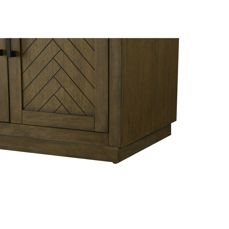 84 inch Double Bathroom Vanity, Hazel Oak
