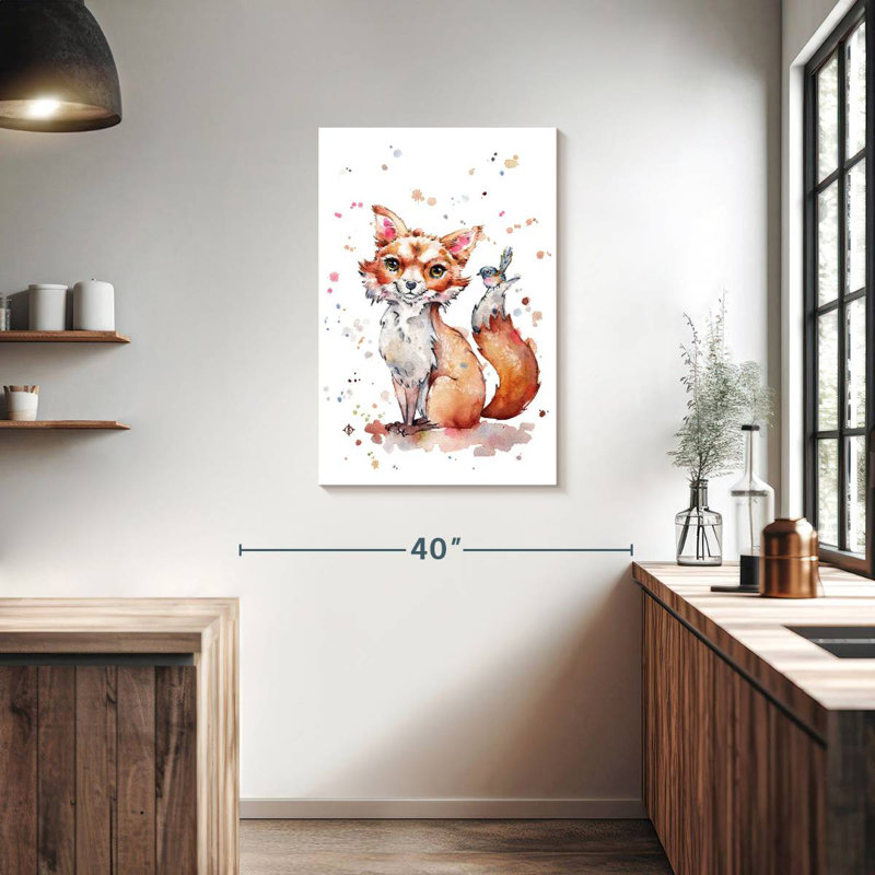 Brampt Sweet Fox, 36" H x 24" W