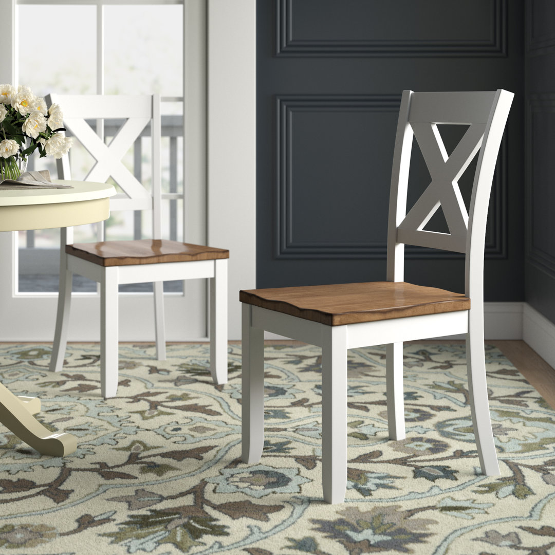 Demarcus 18.25'' H Solid Wood Side Chair (Set of 2) Lark Manor™