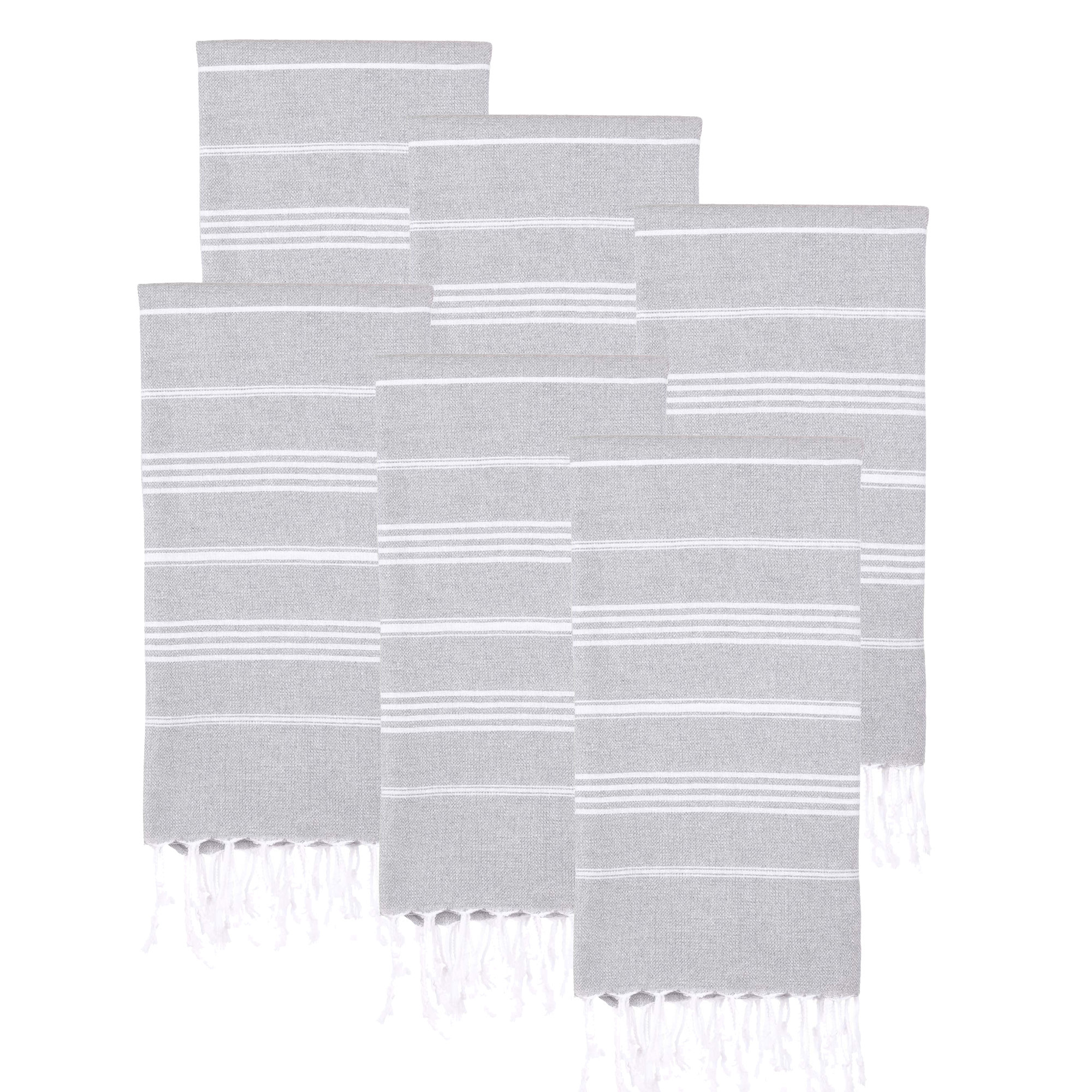 6 - Piece Turkish Cotton Beach Towels