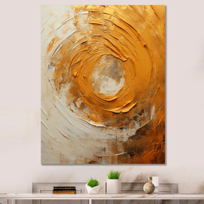 " Golden Lemon Zest Spiral I "