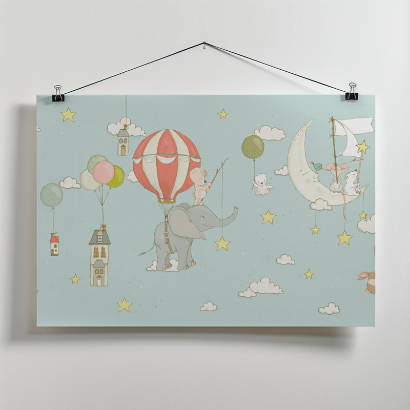 Wrapped Canvas Print, 50.8 cm H x 76.2 cm W, Blue