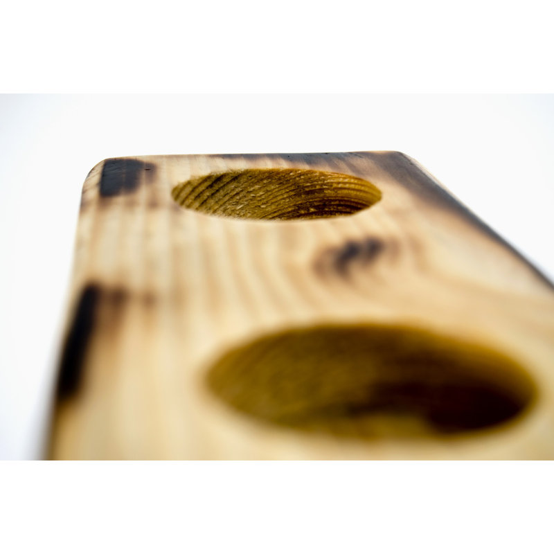 Bougeoir en bois