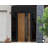 Front Exterior Prehung Steel Door Deux 6678 Natural Oak 2 Side and Top Exterior Window Sidelite Entry Metal Modern Painted W16+36+16 x H80+16 Left hand Inswing-98196036-98196038
