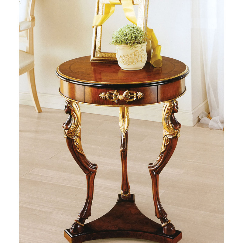 Small Floor Shelf End Table