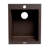 19.88'' L Single Bowl Granite Kitchen Sink-64638159