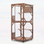 Grande cage extérieure pour chat en bois à 2 niveaux sur roulettes verrouillables, cage en forme de sapin massif avec plateformes à plusieurs niveaux et maison de repos, résistante aux intempéries et à l'épreuve des prédateurs