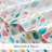 3 PCS  Cotton Printed Sheet Set White Holiday Trees