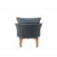Chaise berçante minimaliste contemporaine 29,5 po avec coussins en polyester doux-1412300397-1412300369