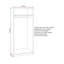 Sumrah 2 Door Manufactured Wood Wardrobe-857669361